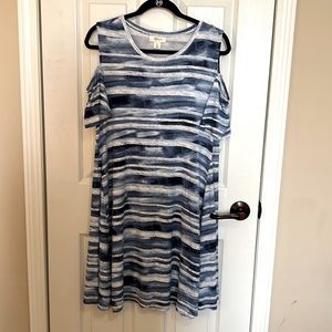 Style and Co cold shoulder dress